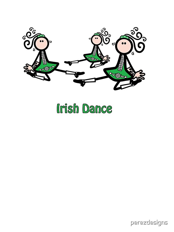 "IRISH DANCE 2" Stickers by perezdesigns Redbubble