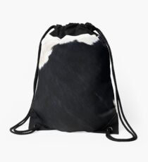 Luxury Cowhide Drawstring Bag