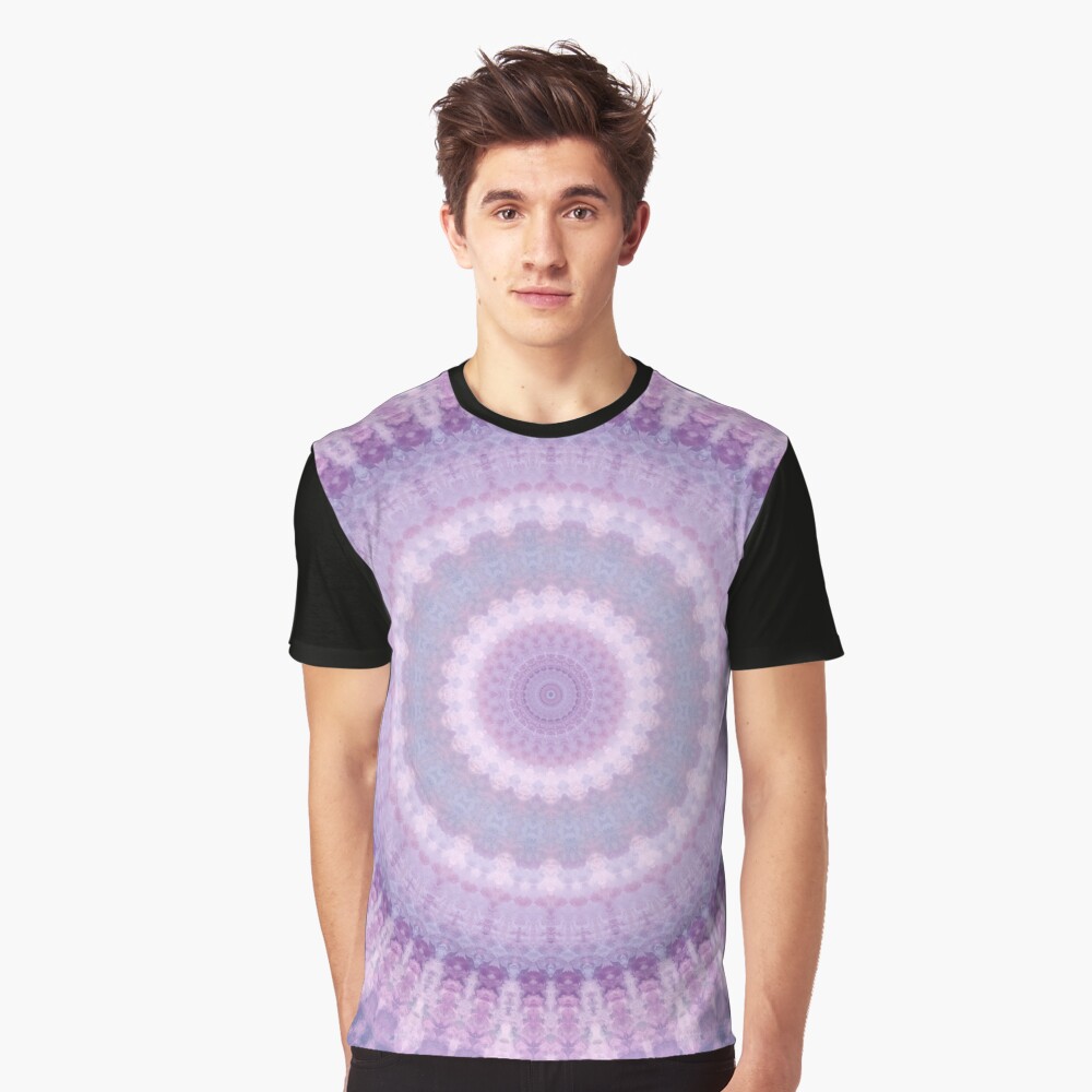 Lilac Kaleidoscope Graphic T-Shirt