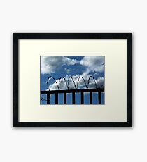 Barbed wire Framed Print