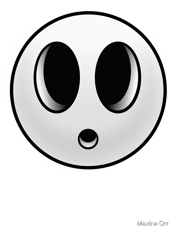 "Shy Guy Mask" Stickers by Glacharity | Redbubble