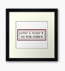 TCF Bank Stadium Framed Print