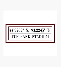 TCF Bank Stadium Photographic Print