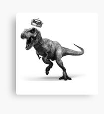 T-Rex Crown Canvas Print