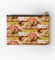 Will Work for Boudin Zipper Pouch