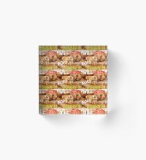 Will Work for Boudin Acrylic Block