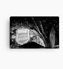 Chateau Garage Sign (2) Canvas Print