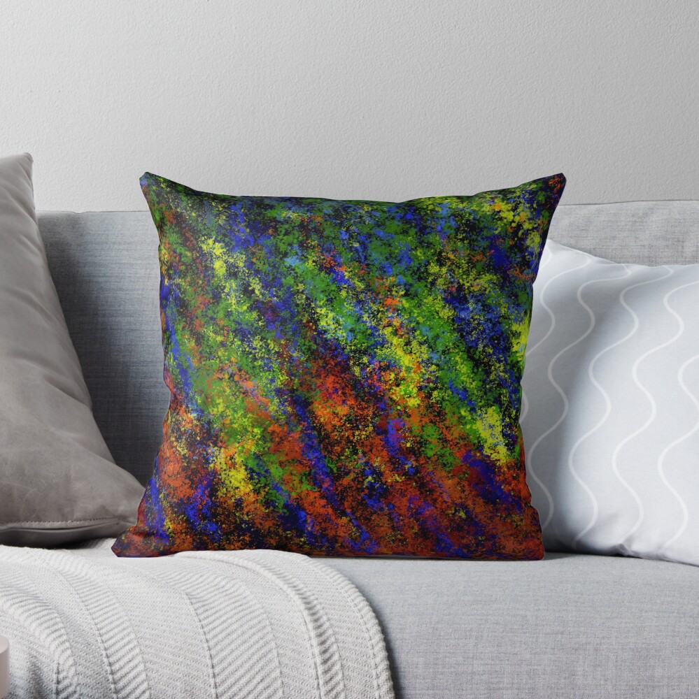 Multi-Colour Opal Throw Pillow