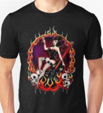 Rockabilly Rockabella (Black) Unisex T-Shirt