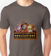 Five Nights at Freddy's Freddy Fazbear's Pizza FNAF logo Unisex T-Shirt