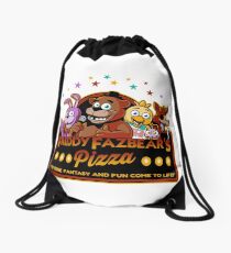 Fünf Nächte in Freddys Freddy Fazbears Pizza FNAF Logo Rucksackbeutel