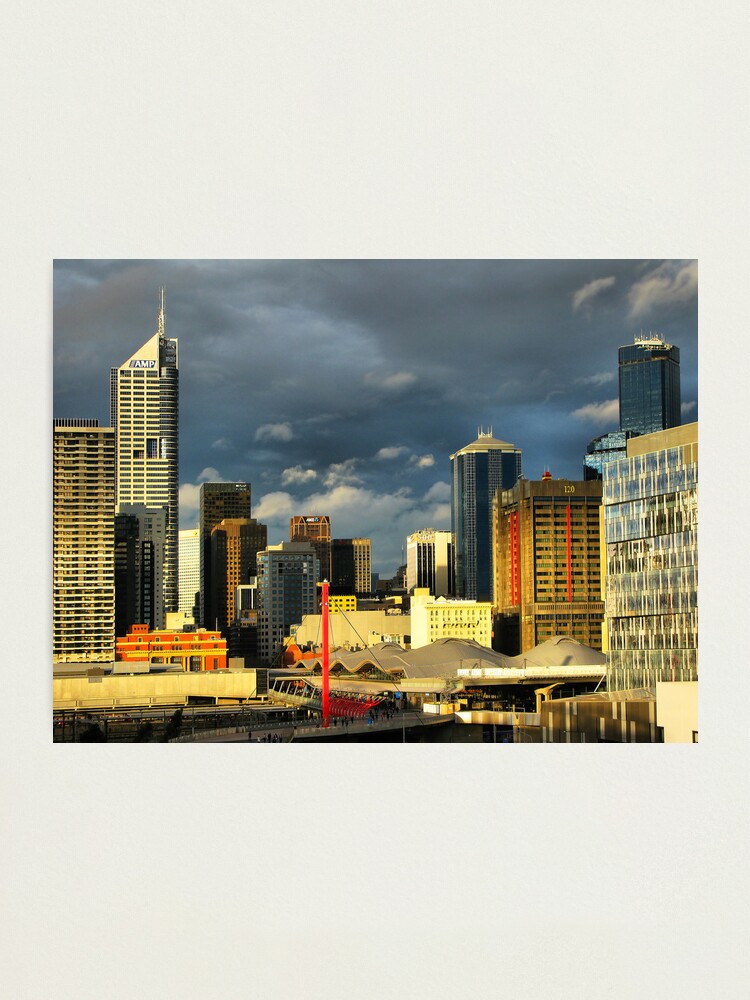 Alternate view of Golden city Photographic Print