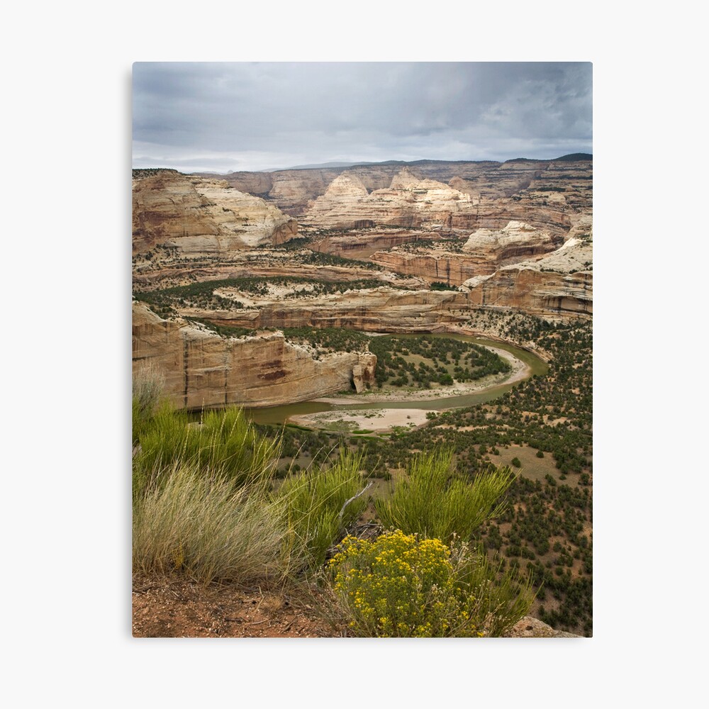Yampa River Canyons Canvas Print