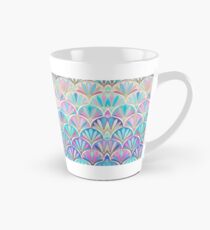 Glamouröse Zwanziger Jahre Art-Deco-Pastell-Muster Tasse (konisch)