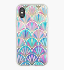 Glamorous Twenties Art Deco Pastel Pattern iPhone Case