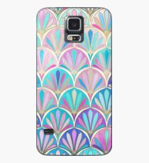 Glamouröse Zwanziger Jahre Art-Deco-Pastell-Muster Hülle & Klebefolie für Samsung Galaxy