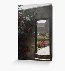 A garden gate 2 Greeting Card