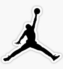 Basketball jumping man Sticker