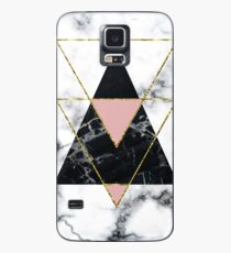 Geo-Glam-Marmor Hülle & Klebefolie für Samsung Galaxy