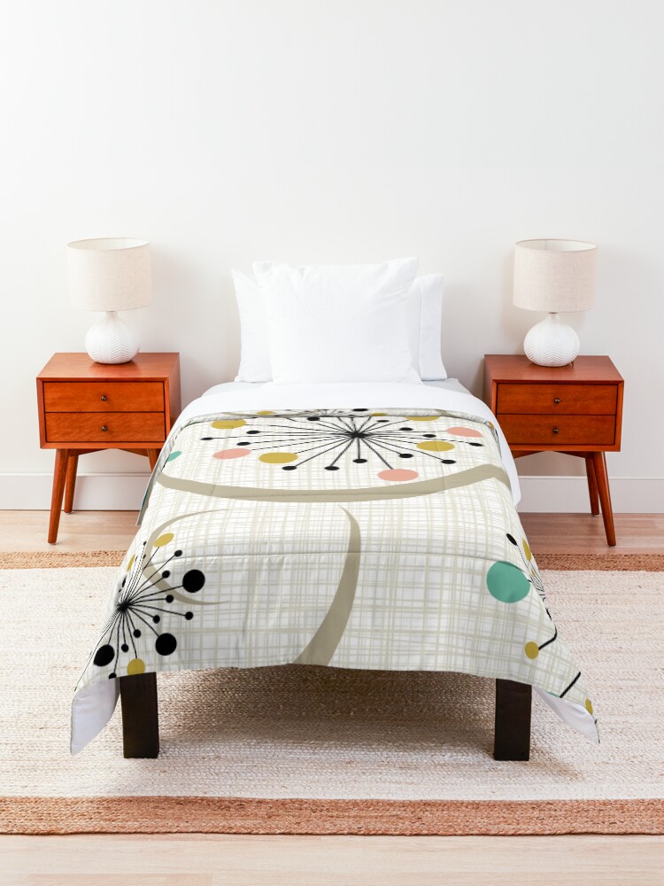 Alternate view of Eames Era Starbursts Comforter