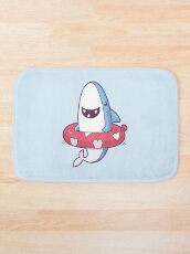 Shark Summer Fun Bath Mat
