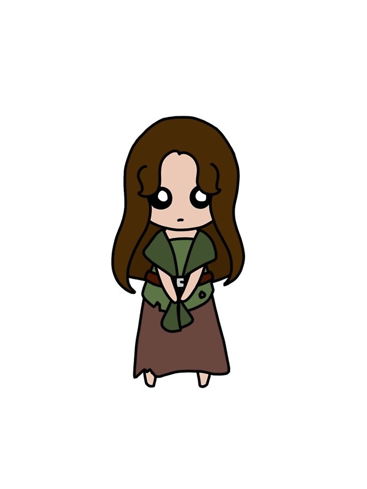 Eponine Sticker by shroomsoft