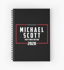 unique font Spiral Notebook