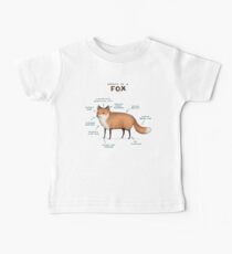 Anatomy of a Fox Baby Tee
