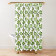 Broccoli - Formal Shower Curtain