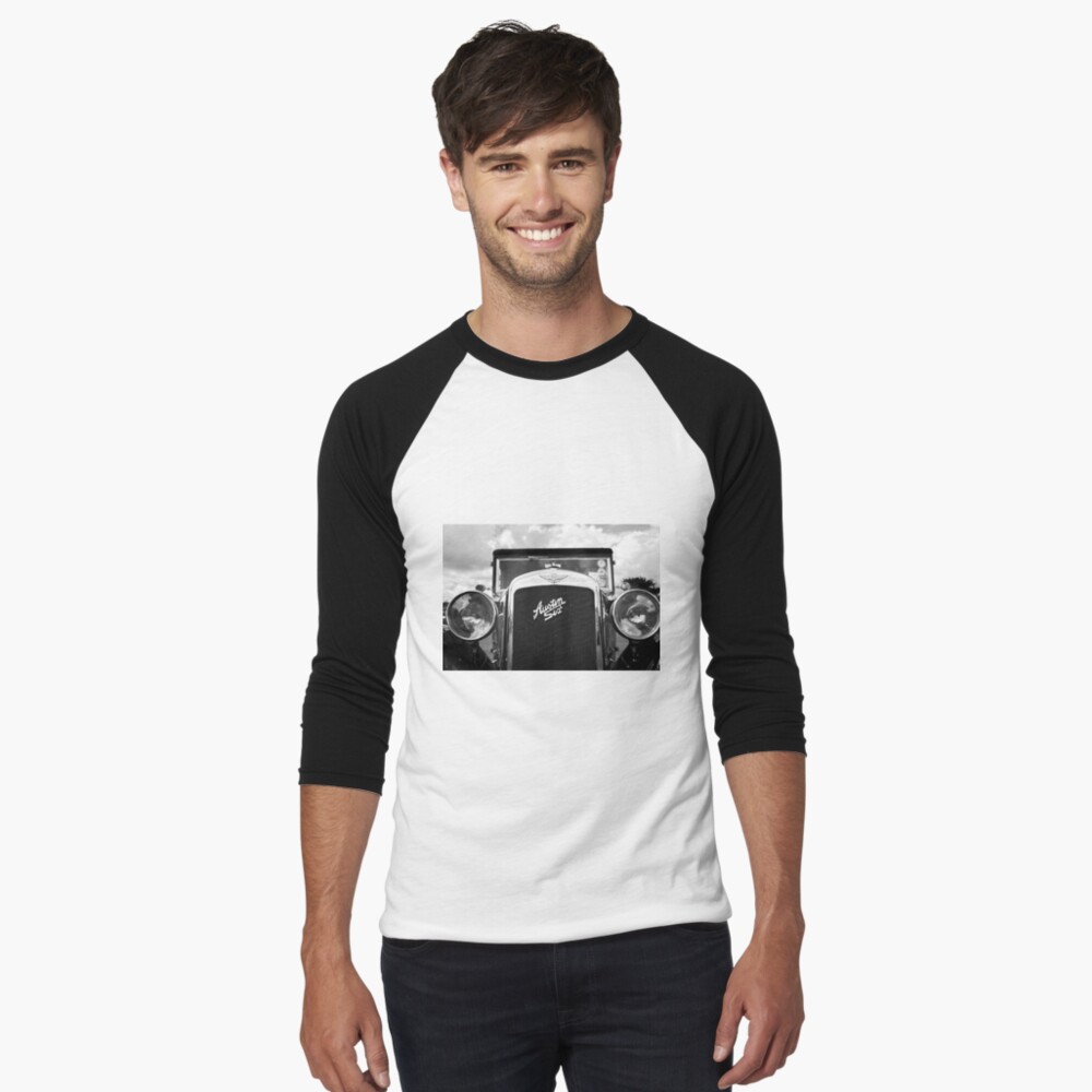 Austin Six Classic Car Baseball ¾ Sleeve T-Shirt