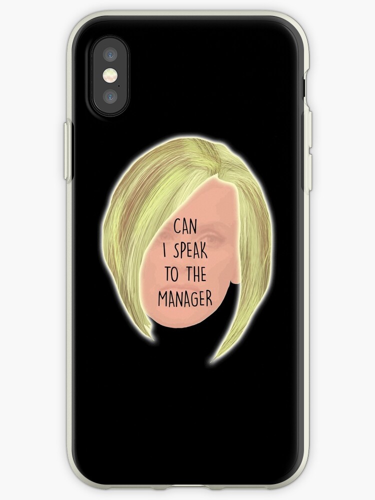 \u0027Karen , Can I Speak to The Manager Haircut Meme\u0027 iPhone Case by Barnyardy