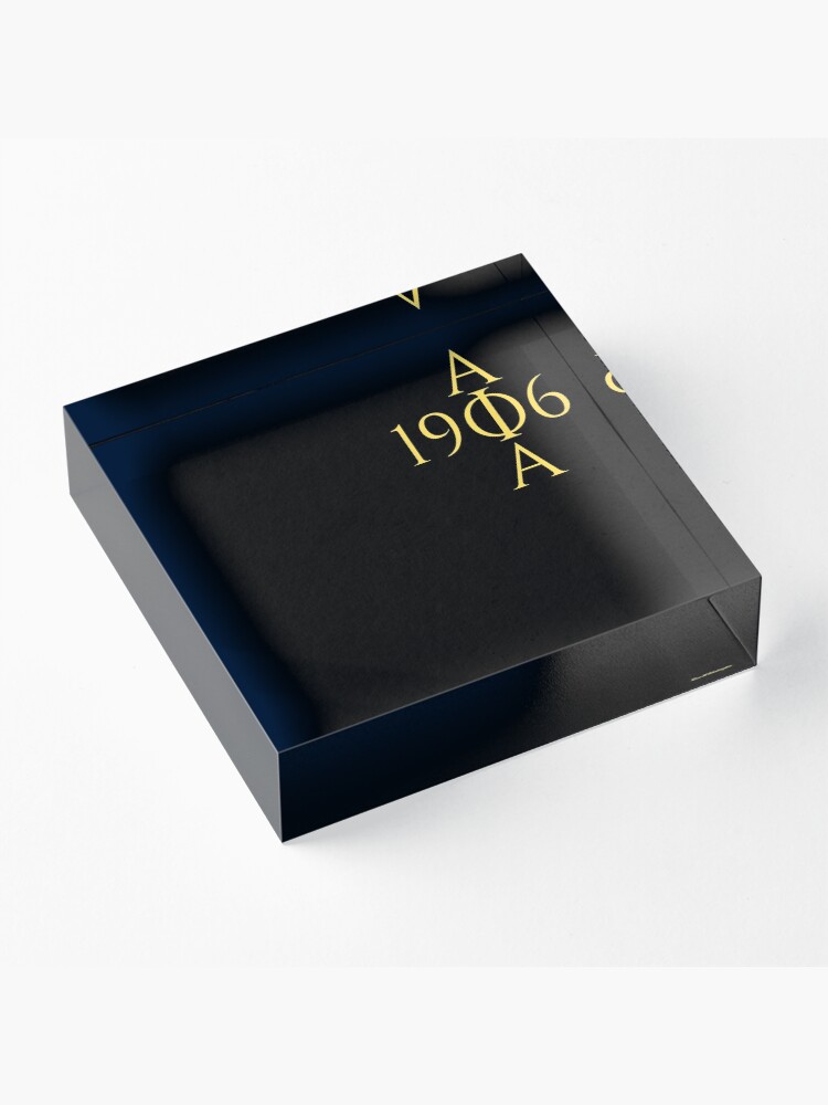 Alternate view of for ALPHAS only Acrylic Block