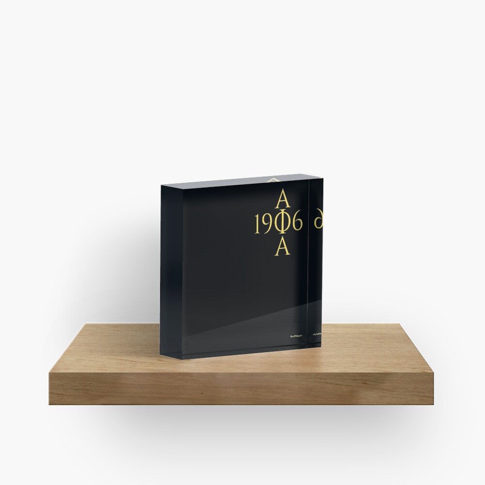 for ALPHAS only Acrylic Block