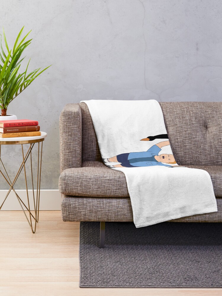 Wematanye King Of The Hill Throw Blanket By Mandydelfsart Redbubble