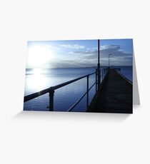 feeling blue Greeting Card