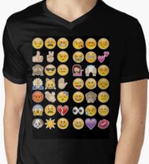 black emoji t shirt