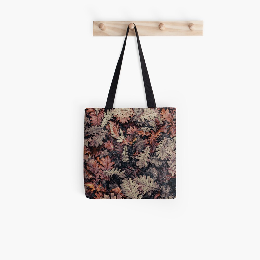 Dried Autumn Leaves - HD Nature Tote Bag