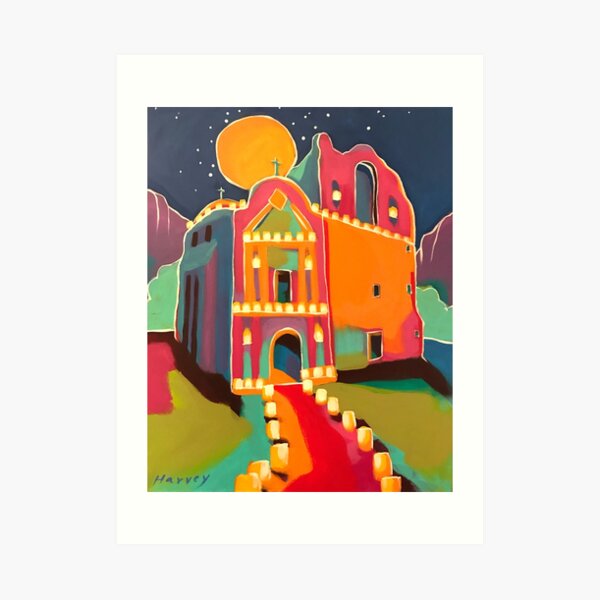 Tumacacori Luminaria Art Print