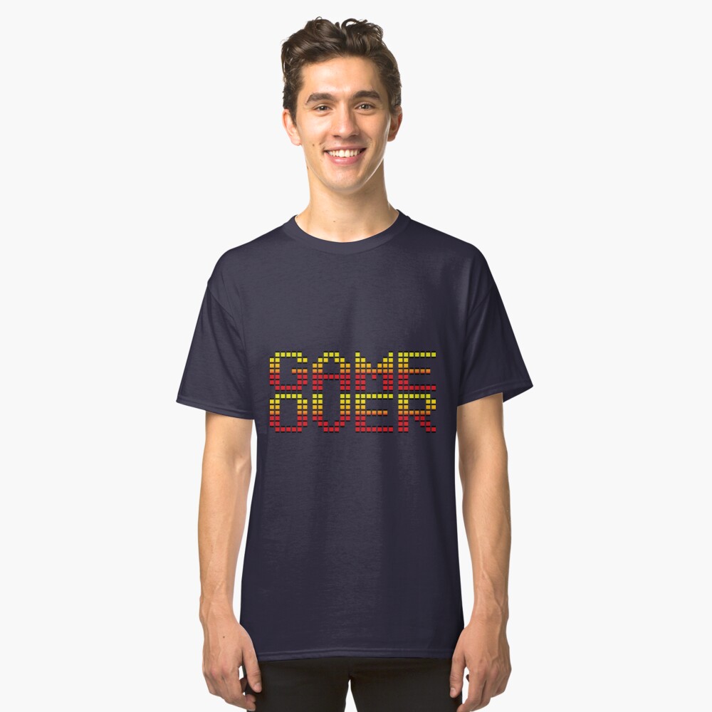 Game Over retro video game logo Classic T-Shirt