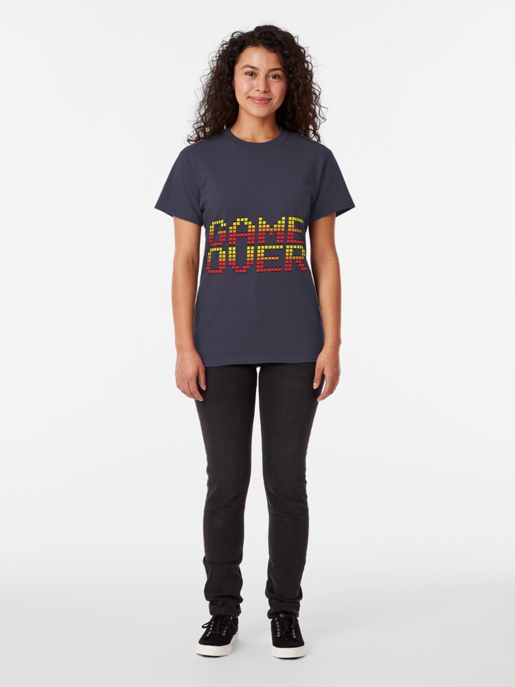 Alternate view of Game Over retro video game logo Classic T-Shirt