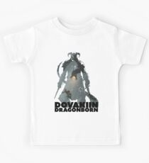 Dovakiin/Dragonborn Art Decal Kids Tee