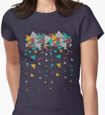 Flying paper planes Fitted T-Shirt