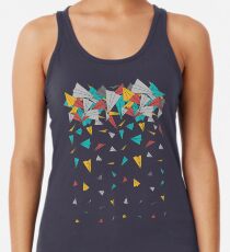 Flying paper planes Racerback Tank Top