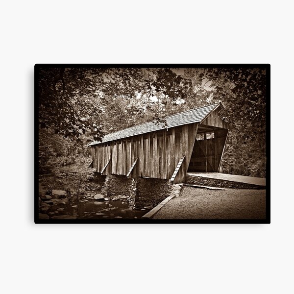 The Pisgah Covered Bridge Canvas Print