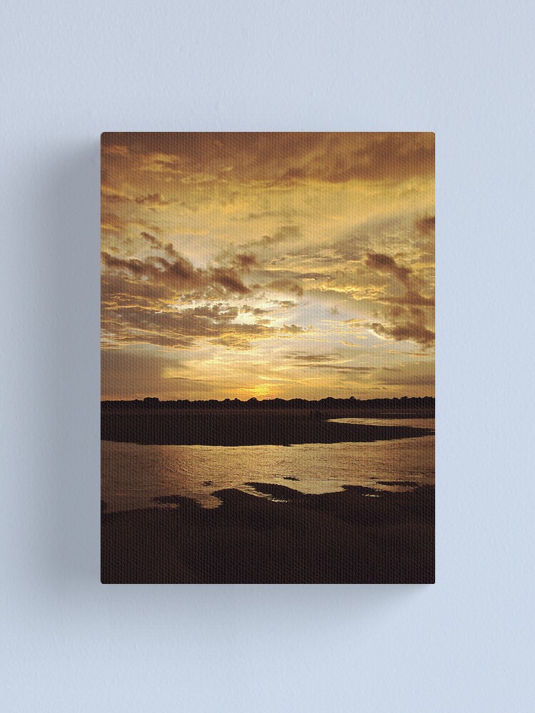 Alternate view of Sunset on the Beach Canvas Print