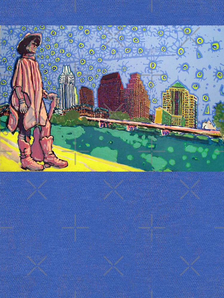 Stevie Ray Vaughan Statue, Austin, Texas Painting by willpate