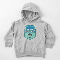Kalifornien-surfende Republik Kleinkind Hoodie
