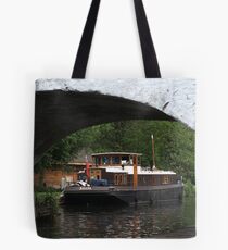 Houseboat on the Grand Union canal Tote Bag