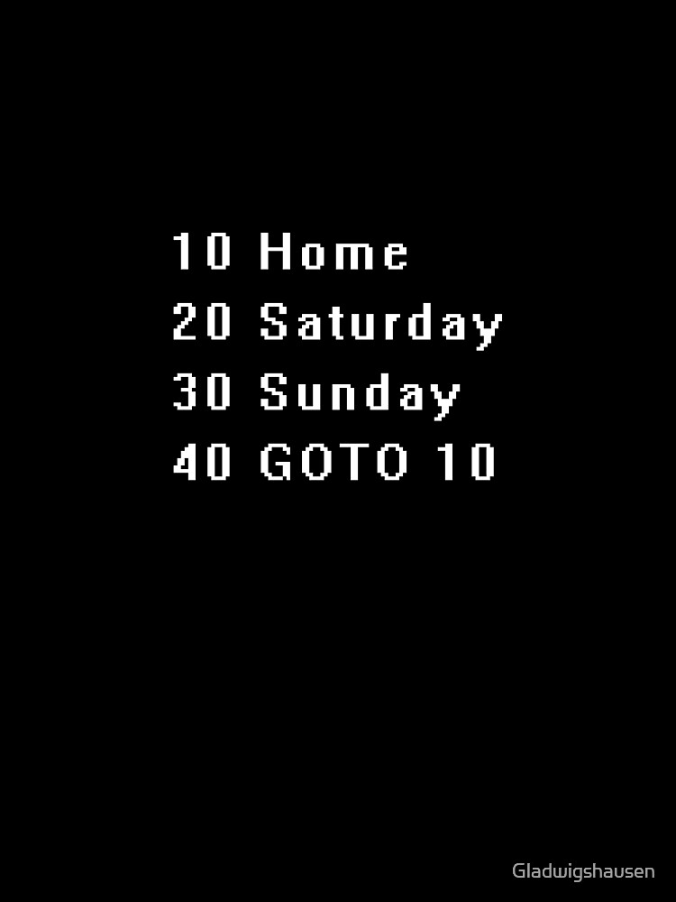 Computer, Basic, Weekend, GOTO by Gladwigshausen