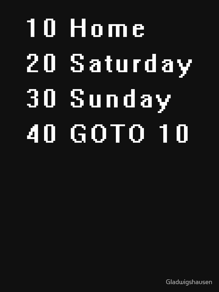 Computer, Basic, Weekend, GOTO by Gladwigshausen